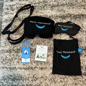 Neck Hammock with eye mask and carrying bag